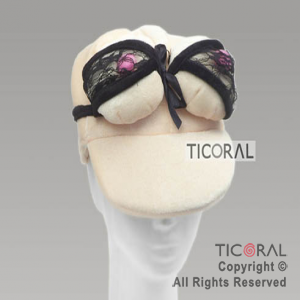 SOMBRERO VISERA PECHOS CORPI�O NEGRO HS5796-2 x 1